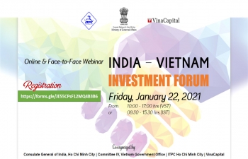 Webinar on 'INDIA - VIETNAM INVESTMENT FORUM' (22nd January, 2021)