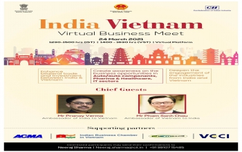 Webinar on 'INDIA - VIETNAM VIRTUAL BUSINESS MEET' (24th March 2021)