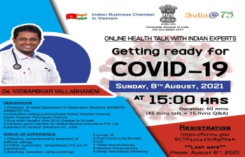 Online Health Talk with Dr. Viswambhar Vallabhaneni (8th August, 2021)