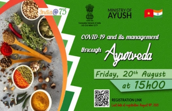 Webinar on Covid-19 and It’s Management Through Ayurveda (20th August, 2021)