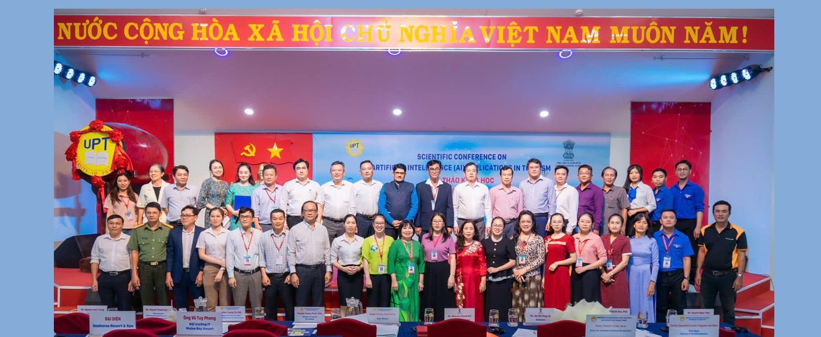 Conference on the theme “Application of Artificial Intelligence (AI) in Tourism”in Phan Thiet University, on October 24, 2024