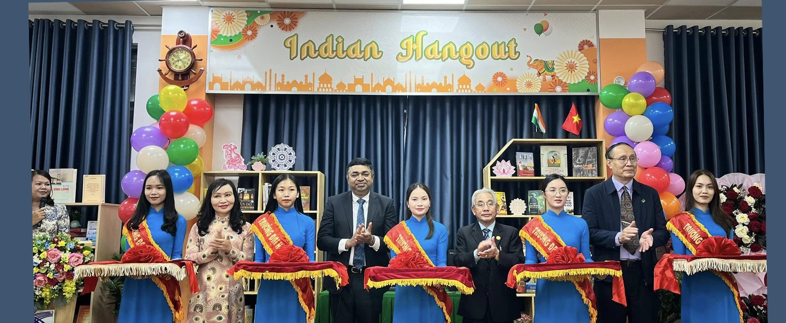 Inauguration of Indian Corner in Cuu Long University, on October 9, 2024