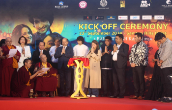 Kick-off ceremony the shooting for the film Love in Vietnam - the first ever film cooperation between Vietnam and India