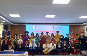 Inauguration of Indian Corner in Nguyen Tat Thanh University