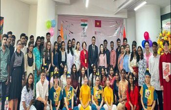 Inauguration Ceremony of Indian Corner in Hong Bang International University